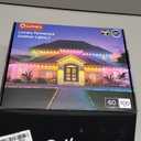 Lumary Permanent Outdoor Lights 2 with Remote, Slide-Base, 100ft with 60 RGBAICW LEDs for House Daily & Accent Lighting, 110+ Scene Modes for Christmas Outdoor Decor, Work with Alexa Google, White