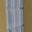 9 Pack Medium Plastic Hobby Art Craft Organizer, Clear Plastic Storage Containers with Latching Lid, for Pencil Box, Lego, Crayon