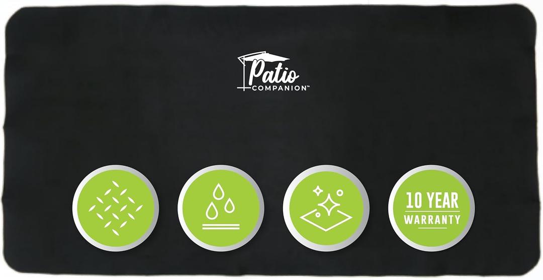 Premium 6030 inch Under Grill Mat, Fire Resistant, for Outdoor Gas Grills, Smokers, Lawn, Deck and Patio, Fire Pit, Oil-Proof, Waterproof, Non-Slip BBQ Protector