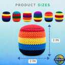 2 x Footbag Sacks Set for Kids & Adults New 2026 Upgraded Knitted Kick Crochet Sack Dirtbag Style Foot Dirth Bags Soft Juggling Balls for Outdoor Indoor Practice Group Bulk - 6 PCS