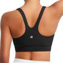 RUNNING GIRL Sports Bra for Women, Molded Cup High Impact Sports Bras for Women with Sewn in Pads, Size Medium