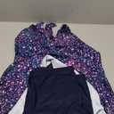 Yonique Women 2 Piece Flowy Tankini Swimsuits with Boyshorts V Neck Swim Tank Tops Bathing Suits Modest Swimwear Star Whole Sky XL