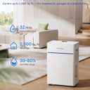 VEAGASO Dehumidifier for Basement, 32 Pints, 2500 Sq.Ft, 38dB Quiet
