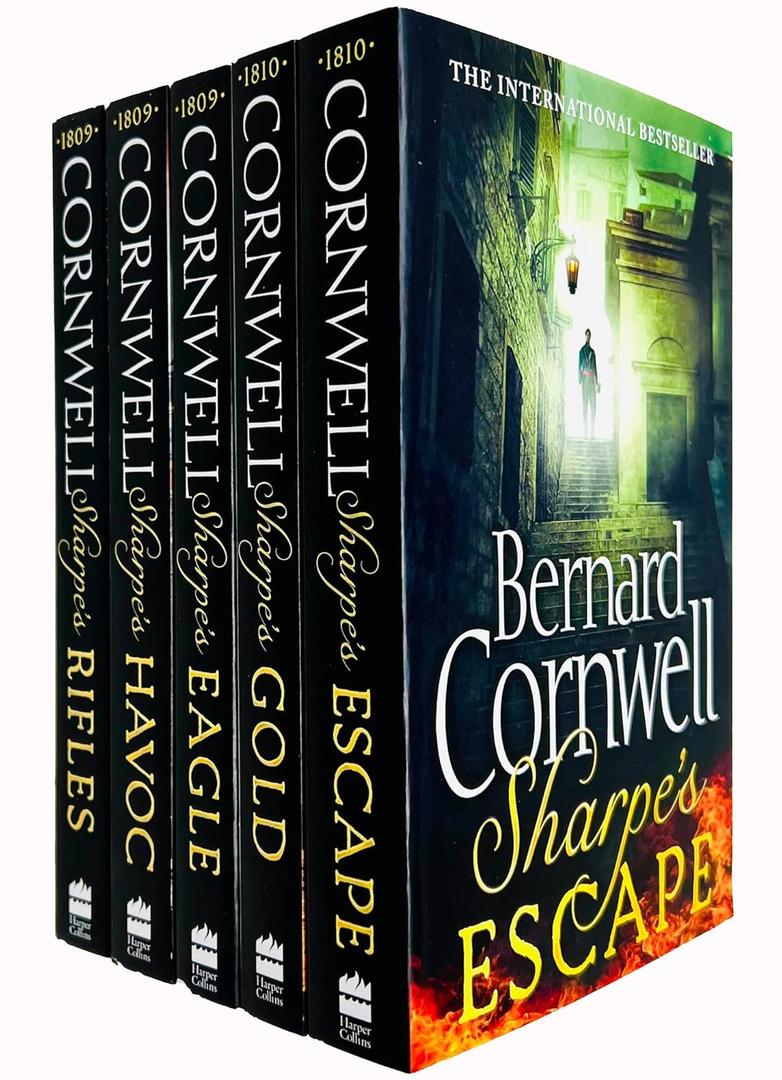 Bernard Cornwell The sharpe series 6 to 10 Books Collection Set (Rifles, Havoc, Eagle, Gold, Escape)