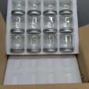 Esrentle 24 Pack 8 oz Mason Jars with Regular Lids - Mini Glass Clear Mason Jars, Small Half Pint Canning Jars with Airtight Lids for Jam, Honey, Baby Foods, Overnight Oats, Party Favors