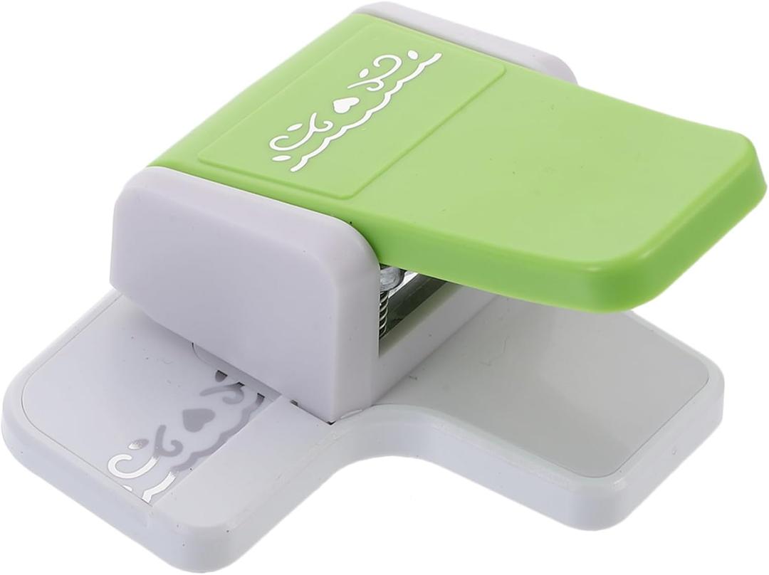 2 Pcs Paper Punch Fancy Border Edge Craft Flower Embossing Handmade DIY Gift Card Puncher for Paper Craft Scrapbooking Wedding Cards(Sweet Style)