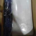 Outdoor Chair Cushions Set,Waterproof Outdoor Seat Cushions for Patio Furniture,Removable Seat Bottom & Back Cushion Covers with Ties,Outdoor Chair Pads,19"x16"x3" (Blue)