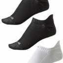 Nike Lady Dri-Fit No Show Running Socks (3 Packs) - Medium - Black