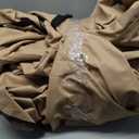 ULTCOVER Rectangular Patio Heavy Duty Table Cover - 600D Tough Canvas Waterproof Outdoor Dining Table and Chairs General Purpose Furniture Cover Size 111L x 74W x 28H inch