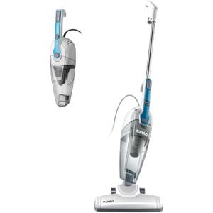 Eureka Corded Stick Vacuum Cleaner for Home Pet Hair, Lightweight Stick Vacuum Cleaner with Powerful Suction for Carpet Tile and Hard Floor, Aqua Blue, 3-in-1 Handheld Vac NES100
