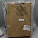 STARLATTA 3 Tier Rolling Cart with Lockable Wheels, Clear Acrylic Utility Trolley with Handle, Heavy-Duty Storage Organizer for Kitchen Bathroom Nursery Laundry - Snack Book Craft Organizer (Clear)