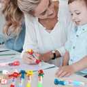 CZWZ 20Pcs Mini Multicolor Pens in One 4-in-1 Cute Pens Bulk for Kids, Fun Kawaii Ballpoint Pens for Birthdays and Children's Party Favors Gifts Teacher School Supplies