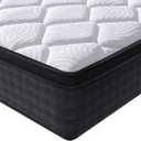 Full Size Mattress, 10 Inch Hybrid Memory Foam Full Mattress in a Box, Medium, Pressure Relief, CertiPUR-US (White)