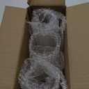 Luxshiny 3Pcs Windproof Candle Cover - Transparent Glass Holder for Outdoor Use Cylindrical Design Ideal for Taper and Pillar Candle (10.00X6.00X6.00CM)