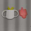 Frida Baby Silicone Teething Toys, 4-in-1 Teether for Babies & Infants, Teething Relief for 0-18 Months, Not-Too-Cold-to-Hold Baby Teether, BPA-Free