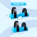 Toddler Ice Skates, Adjustable Kids Double Runner Ice Skates with Hook and Loop Fastener Straps, Double Blade Ice Skates for Winter Toddler Training Shoes Beginner