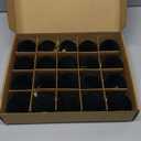 Waipfaru 20Pcs Velvet Ornaments for Christmas Tree, 2.36 Inch Dark Green Velvet Christmas Ornaments Balls Set, Large Shatterproof Flocked Hanging Ornaments for Xmas Tree Wreath Garland Home Decor