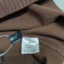 Lomon Womens Short Sleeve Cardigans Lightweight Sweaters Tops Brown, Large