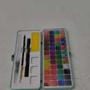 ARTISTRO Watercolor Paint Set Portable, Palette Set with Metallic Colors for Workbooks - Mini Travel Painting Kit for Artists, Professionals, Adults, Kids, Girls&Boys - Art Supplies, Christmas Gift