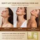 Ycz Collagen Neck Mask, Neck Wrinkle Patches with 8 Peptides and Botanical Serum Deep Hydration Moisturizing Anti Wrinkle Neck Care Lifting Firming Treatment