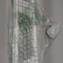 Wireless Keyboard and Mouse Combo, FullSized Wireless Keyboard and Adjustable DPI Mouse, 2.4GHz USB Receiver, Silent Keyboard and Mouse for PC, Windows, MAC, Desktop, Laptop (Avocado Green)