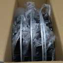 Hubcaps Wheel Covers Replacement R14 Size Hub Cap Universal-Fit Steel Wheel Rim Caps ABS Tire Cover Snap on Most Car Truck SUV Sedan -Set of 414-inchSilver-Black