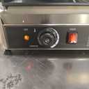 VEVOR Commercial Panini Grill, 3600W Electric Sandwich Panini Maker, Stainless Steel Double Sandwichs Press with Handle and Temp Control, 19x9 in Full Flat Enamel Plate, for Hamburger Steak Bacon