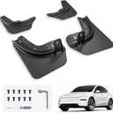 3W Tesla New Model Y Juniper Mud Flaps 2025 2026 Accessories, Protect Paint, No Drilling Required, All-Weather Mud Guard Body Kits, Black (Set of 4) only for Standard Model