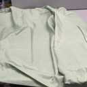 Royale Linens 400 Thread Count 100% American Grown Cotton Fitted Sheet Full Size - All Around Elastic Fitted Sheet - Luxury Sateen Weave - Snug Fit Bottom Sheet Fit Up to 16" (Full, Florentine Sage)