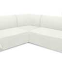 Arfntevss Sectional Sofa Cover Corner Sectional Couch Cover L Shaped Reversible Washable Sofa Slipcover for Dog Quilted U Shape Couch Cover 4 Pcs Non Slip Furniture Protector (Creamy White, Large)