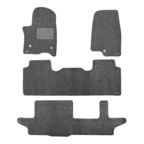 WENNEBIRD Superior Carpet Floor Mats for 2021-2026 GMC Yukon XL 8 Seats (Not for 7 Seats), 0.6-Inch Ultra-Thick, Noise-Reducing, All-Weather Waterproof Anti-Slip – 4-Pc Set (Gray)
