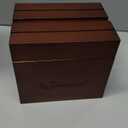 Wooden Recipe Box Set-Vintage Pine Recipe Box includes 100 Recipe Card 4x6 with Protectors,12 L-Dividers Pocket,24 Divider Tabs and 1 Pen, Recipe Card Holder Organizer to Write In Your Recipes