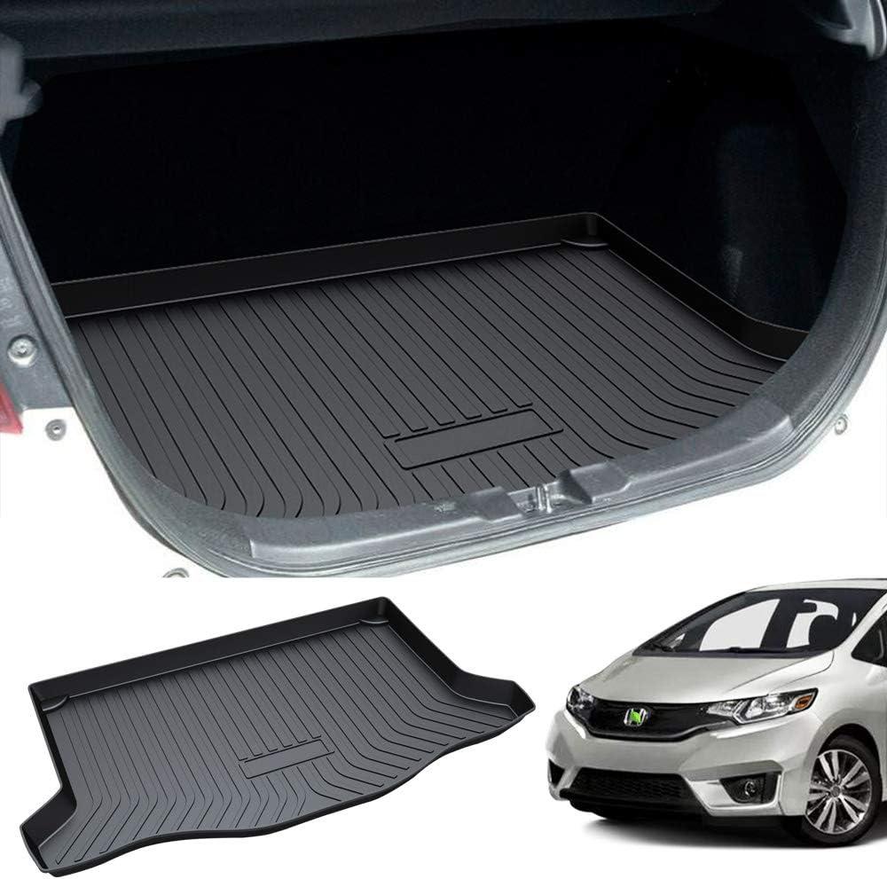 Powerty Cargo Mat Fit for Honda Fit 2015 2016 2017 2018 2019 2020 Trunk Mat Accessories All Weather TPO Rear Cargo Liner Upgrade Material