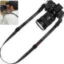 Camera Strap Compatible for Peak Design Quick Release - Adjustable Length 198 lbs Load Capacity Quick Installation Durable 0.78 Inch Wide for DSLR Mirrorless & Travel Photography Black