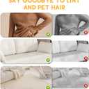 Pet Hair Remover, 2025 Upgrated Five-Finger Electrostatic Pet Hair Removal Gloves, Cat & Dog Hair Remover for Couch, Furniture,Clothing, Animal Fur Removal Tool, Cat Grooming Gloves-2PCS