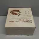 Umite Chef 5QT Enameled Cast Iron Dutch Oven Pot with Lid, Heavy-Duty, Cookware for Bread Baking, Braising, Stews, Roasting, Wedding Registry Ideas & Gifts(Green)