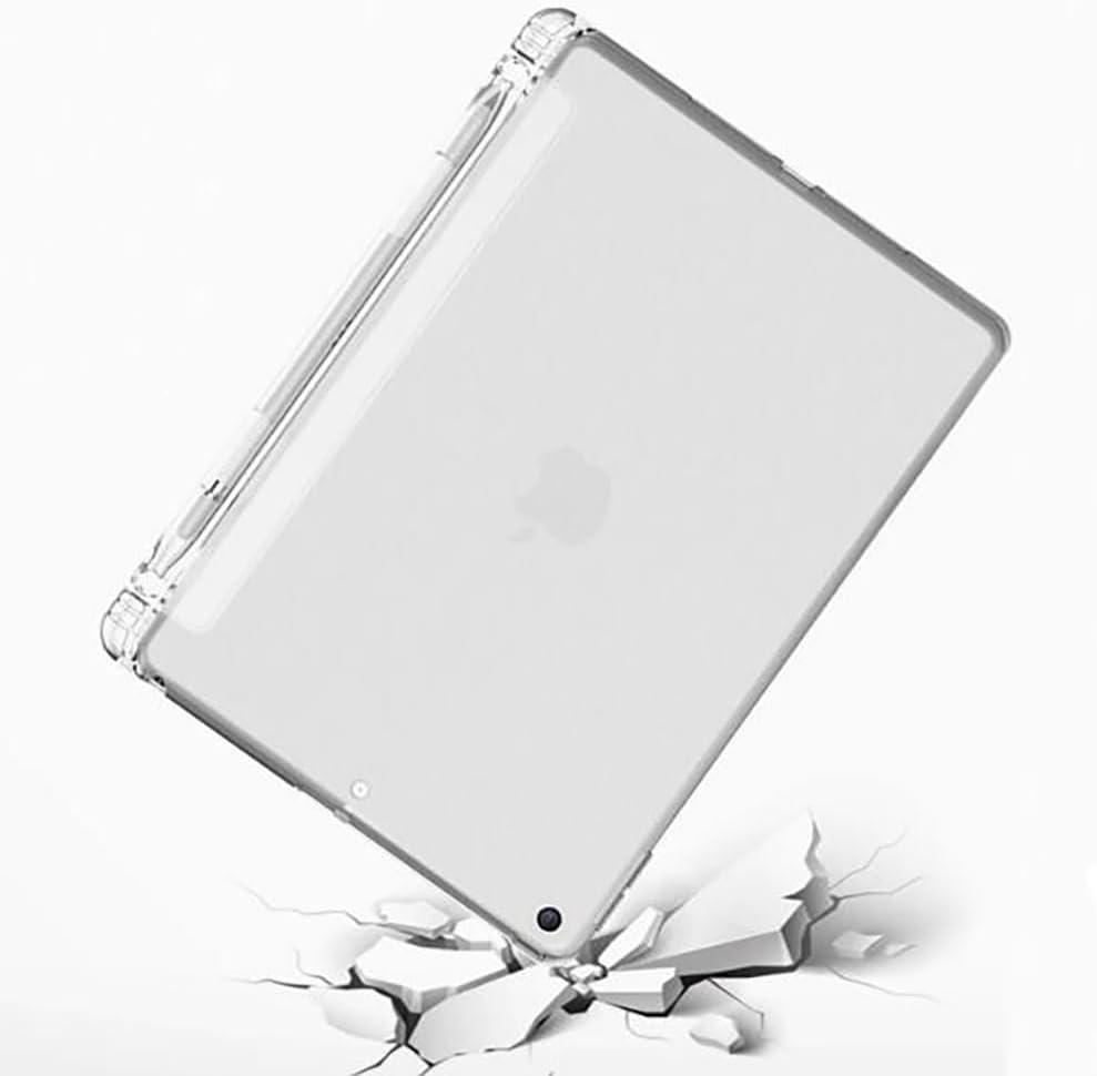Tablet Clear Flexible Case for Apple iPad mini 1st 2nd 3rd Gen(2012 2013 2014 Release),TPU Soft Transparent Cover with Stylus Holder for Apple iPad mini 1/2/3(for iPad mini 1 2 3 7.9")