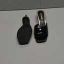  LULLASONG Black Kitten Heels Sandals Low Heels Slip On Slides 2 Inch Heeled Square Open Toe Sandals for Women | Heeled Sandals (7.5)