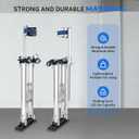Drywall Stilts, 24''-40'' Drywall Stilts for Adults Adjustable Heights Aluminum Work Stilt for Sheetrock Drop Ceiling, Painting Painter Pruning Branches or Cleaning
