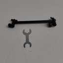 NearMoon Adjustable Shower Arm Universal Connection, Solid Brass Shower Extension Arm, Adjust Angle to Upgrade Shower Experience, Easy to Install, Anti-leak (11 Inch, Matte Black)