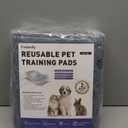 Fostanfly Washable Pee Pads for Dogs, 2 Pack Reusable Super Absorbent Potty Pads, Non-Slip and Leak-Proof 54"x54" for Whelping, Extra Large Potty Training Washable for Puppy (Gray)