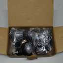 Office Chair Wheels for Carpet Set of 5 Replacement for Office Chairs Mat Safe for All Floors Including Hardwood 2 Inch Rubber Replacement Smooth & Silent Universal Size (11x22 mm) Grey