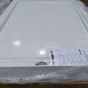 Bathlink 60"×36" Shower Base with Right Drain - Heavy-Duty Solid Surface Construction, 3" Barrier-Free Threshold & Slip-Resistant Textured Floor