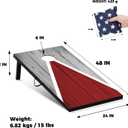 Cornhole Board Set Cornhole Games for Adults Portable Choose Regulation or Tailgate Size