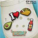 5 x Crocs Jibbitz 5-Pack Food Shoe Charms | Jibbitz for Crocs, Taco Tuesday, One Size