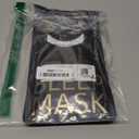 MABAO Weighted Sleep Mask - 100% Blackout Eye Mask for Sleeping for Women Men, 3D Contoured for Lash Extension, Zero Eye Pressure Memory Foam Cover, Soft Gentle Pressure Blindfold for Travel - Black