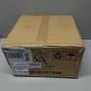 11.8" Boho Jute Plug in Pendant Light, Handwoven Natural Hanging Lamp Plug in with Dimmable Light Switch, Wicker Hanging Light Fixture for Bedroom Living Room Kitchen (No Bulb Included)