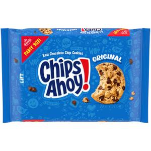 NABISCO CHIPS AHOY! CHIPS AHOY! Original Chocolate Chip Cookies, Party Size, 25.3 oz | Certified Kosher, Real Chocolate Chip Cookies (EXP 06/16/26)