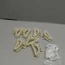 Hotop 7 Pcs Bridesmaid Pearl Hair Clips 3.15 Inch Bridal Hair Claw Clips with Ribbon Bridesmaid Proposal Gifts for Women Girls Accessories Styling Wedding Bridal Party Present