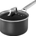 MSMK 2 Quart Saucepan with Lid, Burnt also Nonstick, PFOA Free Non-Toxic, Oven Safe to 700 Scratch-resistant, Induction Cooking Pot, for Induction, Ceramic and Gas Cooktops